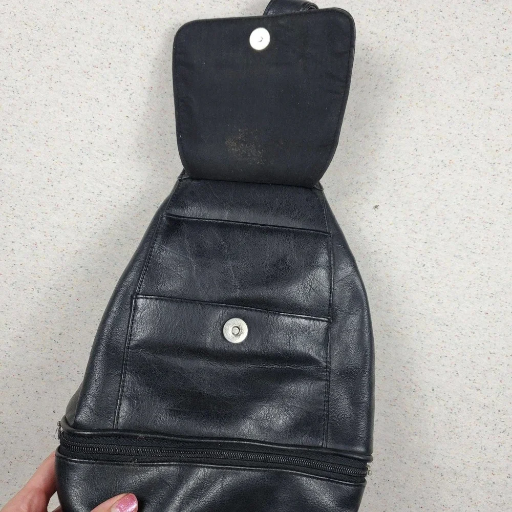 90s y2k cross one shoulder backpack